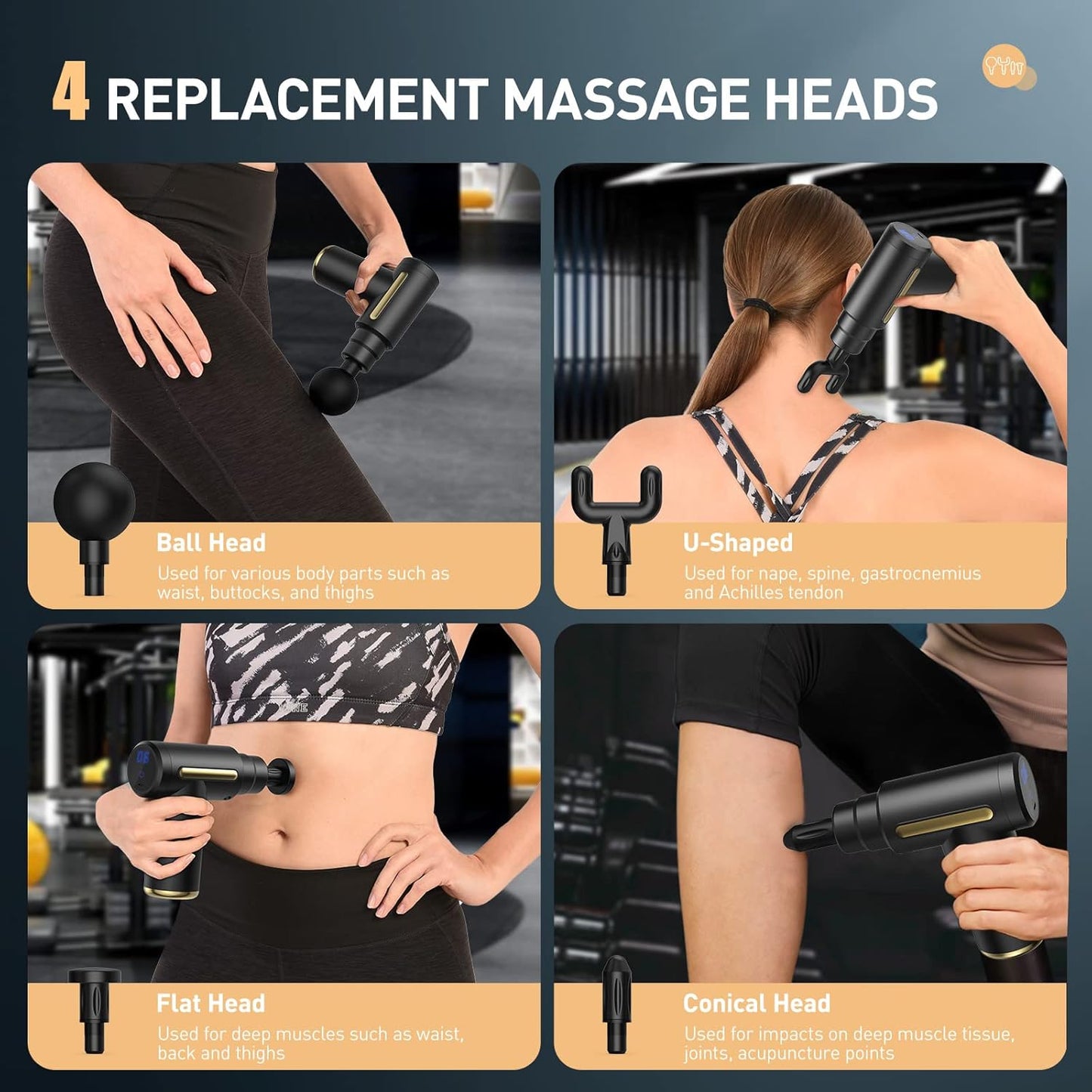 Vaylo™ Massage Gun With 6 Adjustable Speed